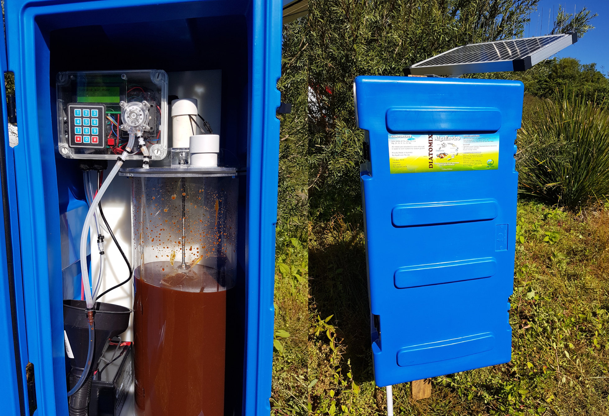 Figure 2 Dosing station. Photo by Simon Tannock