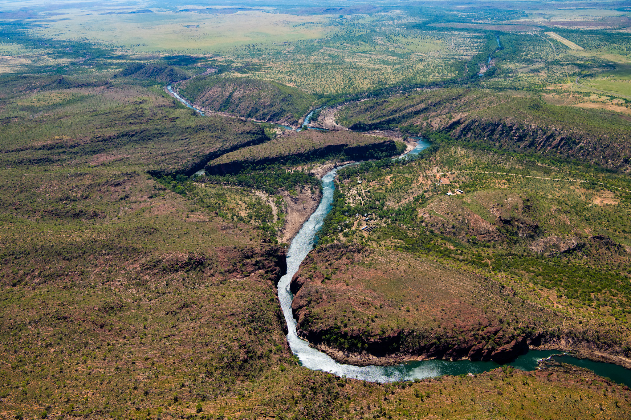 Single channel river form in QLD, Photo by Gary Cranitch © Queensland Museum